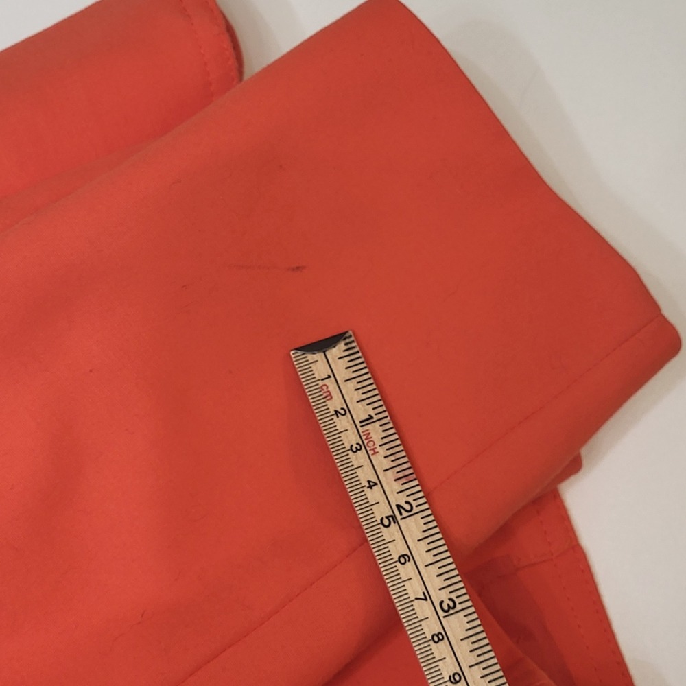 Anne Klein Womens Orange Tailored Blazer Jacket Size 6 Solid Professional - Picture 3 of 13